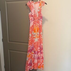 Oliphant Colorful Sleeveless Maxi Dress